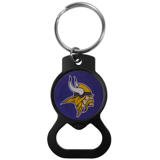 Minnesota Vikings Bottle Opener Key Chain, Black