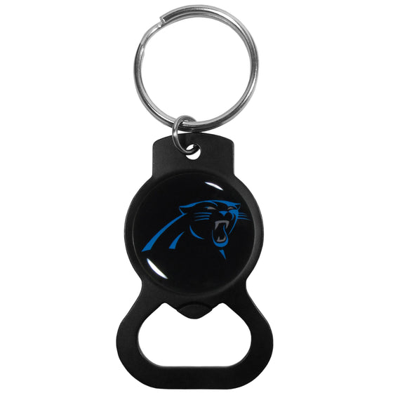 Carolina Panthers Bottle Opener Key Chain, Black