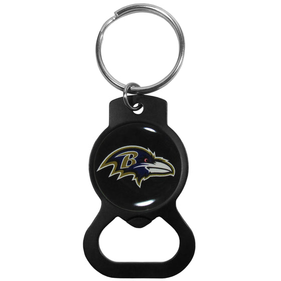 Baltimore Ravens Bottle Opener Key Chain, Black