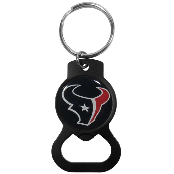 Houston Texans Bottle Opener Key Chain, Black