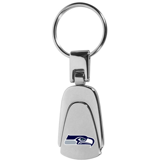 Seattle Seahawks Steel Teardop Key Chain