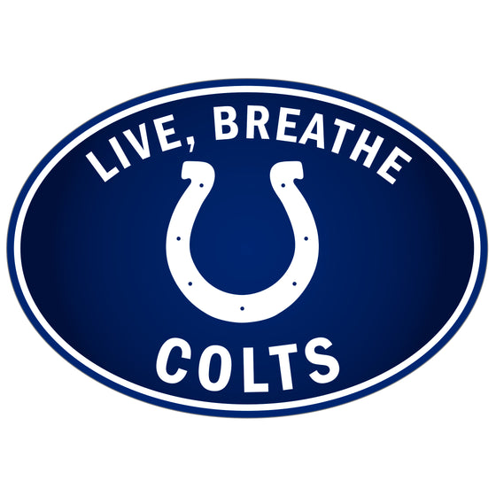 Indianapolis Colts Live-Breath Auto Decal