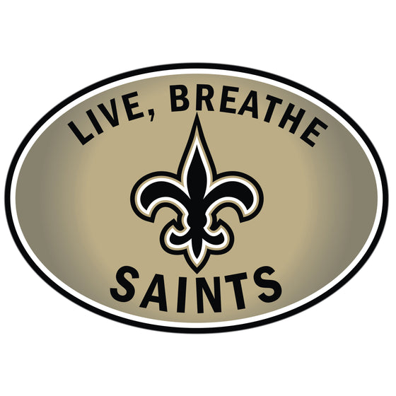 New Orleans Saints Live-Breath Auto Decal