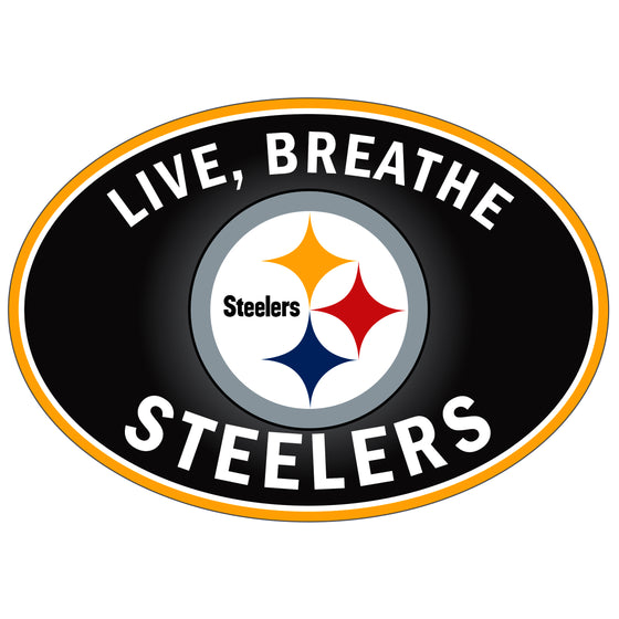 Pittsburgh Steelers Live-Breath Auto Decal