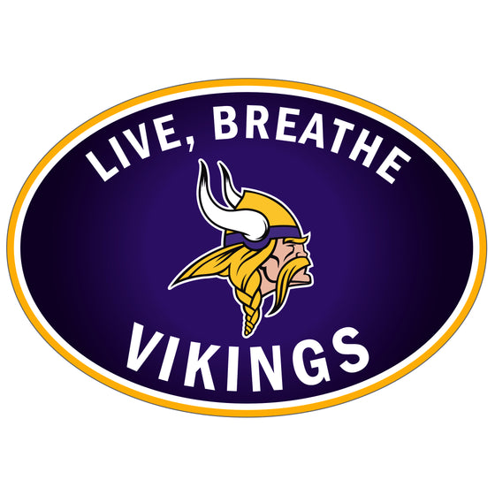 Minnesota Vikings Live-Breath Auto Decal