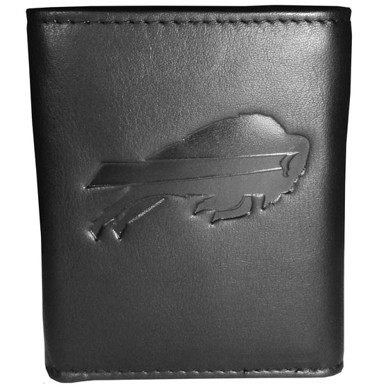 Buffalo Bills Embossed Leather Tri-fold Wallet