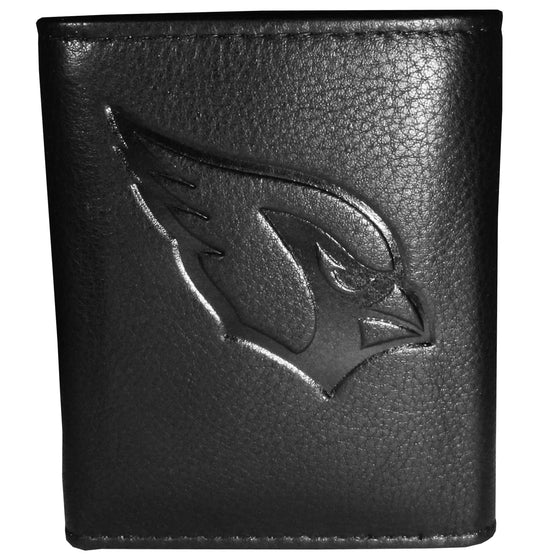 Arizona Cardinals Embossed Leather Tri-fold Wallet