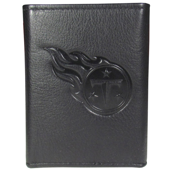 Tennessee Titans Embossed Leather Tri-fold Wallet