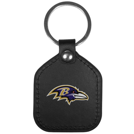 Baltimore Ravens Leather Square Key Chains