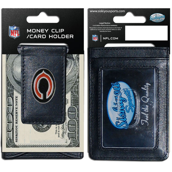 Chicago Bears Leather Cash & Cardholder