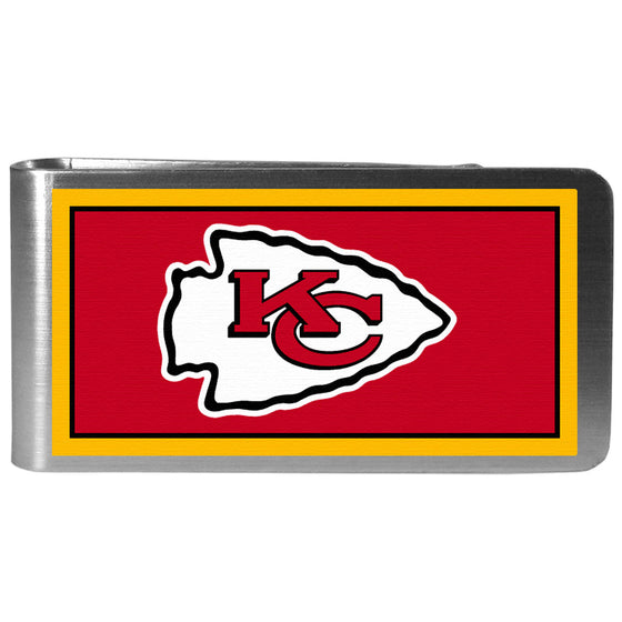 Kansas City Chiefs Steel Logo Money Clips