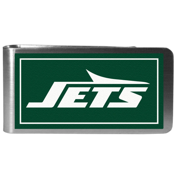 New York Jets Steel Logo Money Clips