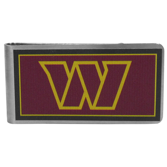 Washington Commanders Steel Logo Money Clips