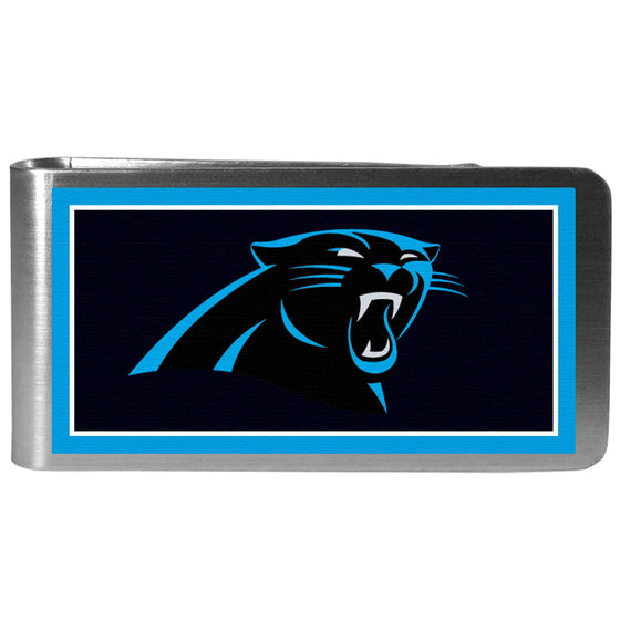 Carolina Panthers Steel Logo Money Clips