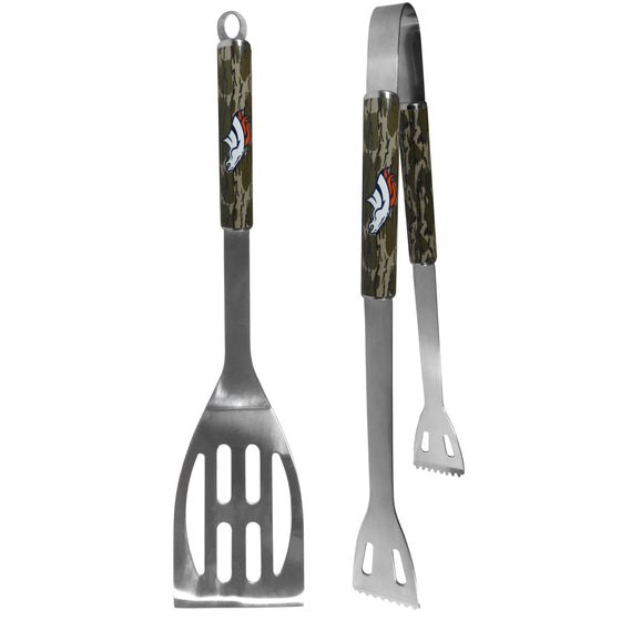 Denver Broncos 2 pc BBQ Set w/Mossy Oak Camo