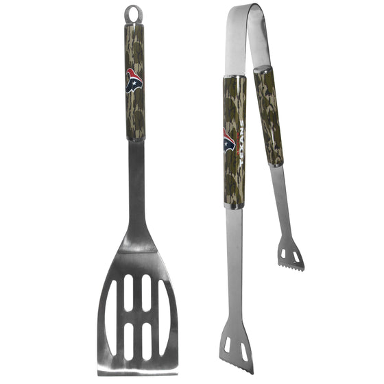 Houston Texans 2 pc BBQ Set w/Mossy Oak Camo