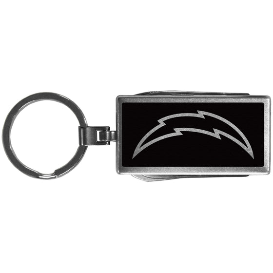 Los Angeles Chargers Multi-tool Key Chain, Black