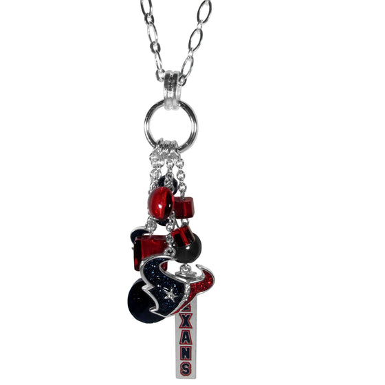 Houston Texans Cluster Necklace