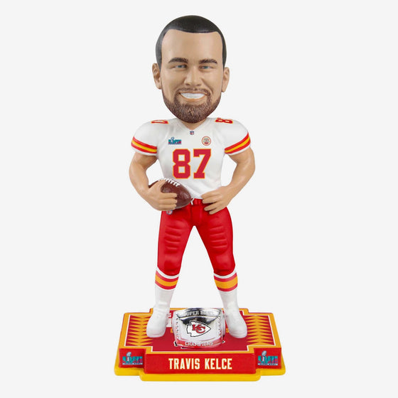 Travis Kelce Super Bowl LVII Champions 8" Bobble Head - 757 Sports Collectibles
