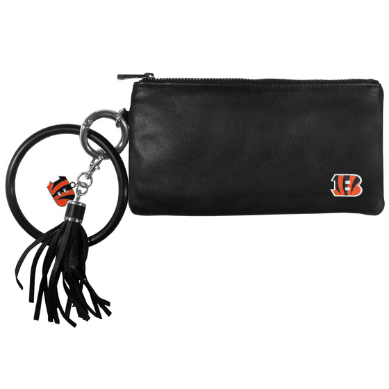 Cincinnati Bengals Leather Women's Bracelet Wallet