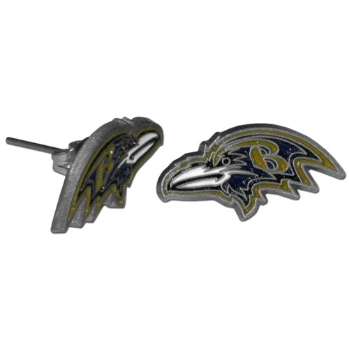 Baltimore Ravens Stud Earrings - 757 Sports Collectibles