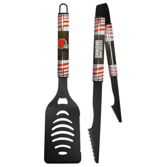 Cleveland Browns 2 pc Black Tailgate BBQ Set