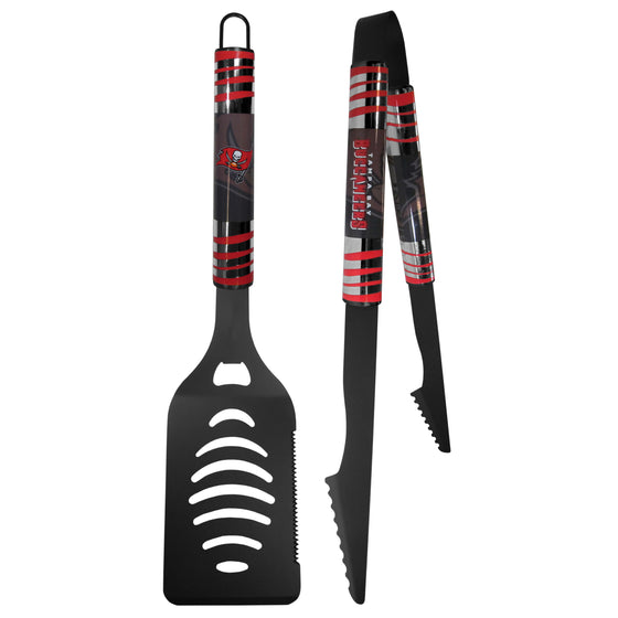 Tampa Bay Buccaneers 2 pc Black Tailgate BBQ Set