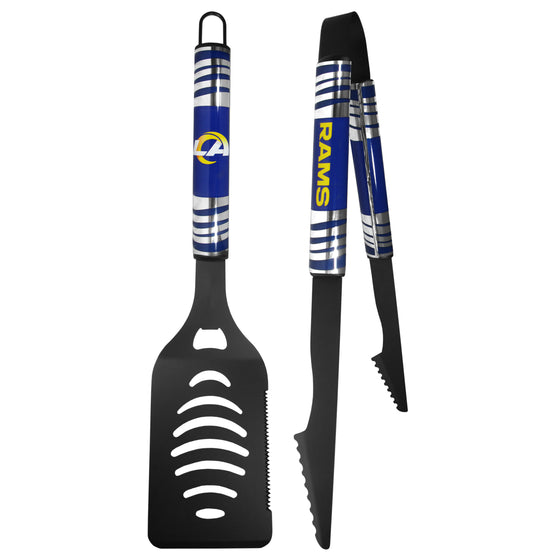 Los Angeles Rams 2 pc Black Tailgate BBQ Set