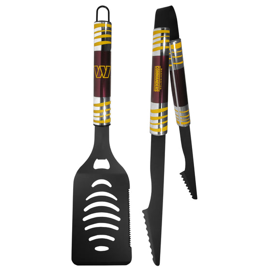 Washington Commanders 2 pc Black Tailgate BBQ Set