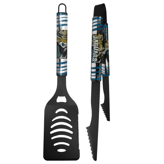 Jacksonville Jaguars 2 pc Black Tailgate BBQ Set