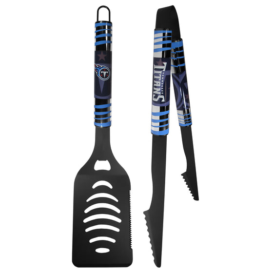 Tennessee Titans 2 pc Black Tailgate BBQ Set