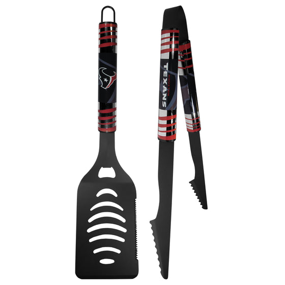 Houston Texans 2 pc Black Tailgate BBQ Set