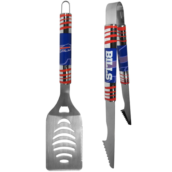 Buffalo Bills 2 pc Steel Tailgate BBQ Set