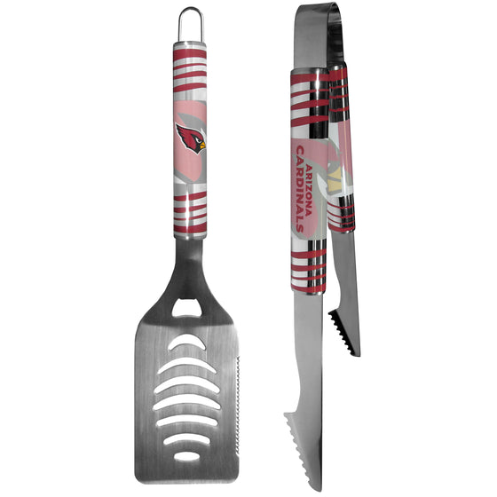 Arizona Cardinals 2 pc Steel Tailgate BBQ Set