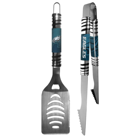 Philadelphia Eagles 2 pc Steel Tailgate BBQ Set