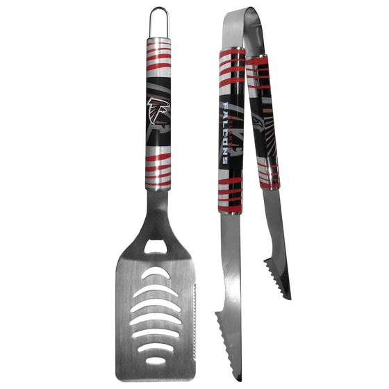 Atlanta Falcons 2 pc Steel Tailgate BBQ Set