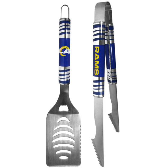 Los Angeles Rams 2 pc Steel Tailgate BBQ Set