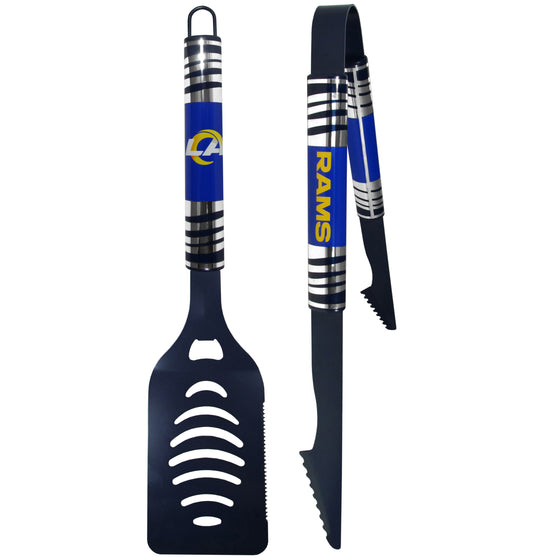 Los Angeles Rams 2 pc Color Tailgate BBQ Set