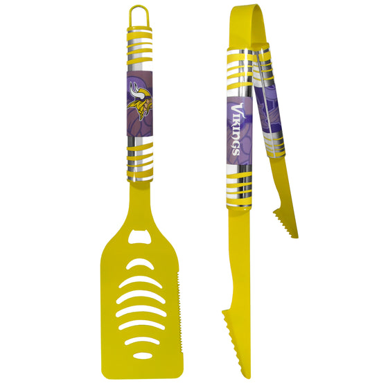 Minnesota Vikings 2 pc Color Tailgate BBQ Set