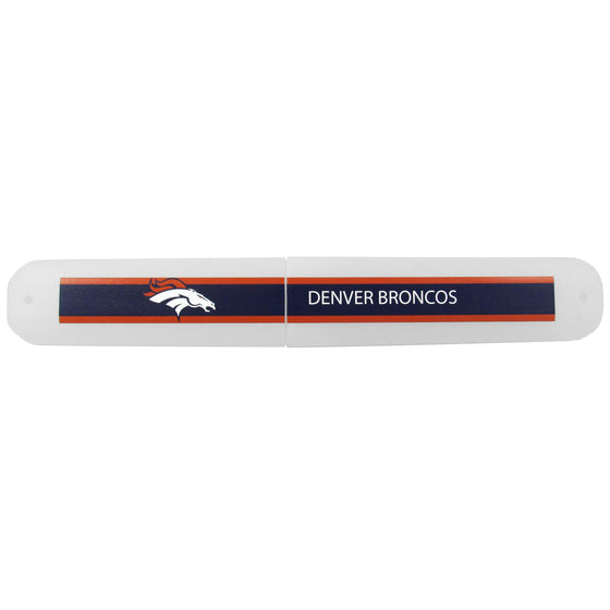 Denver Broncos Travel Toothbrush Case