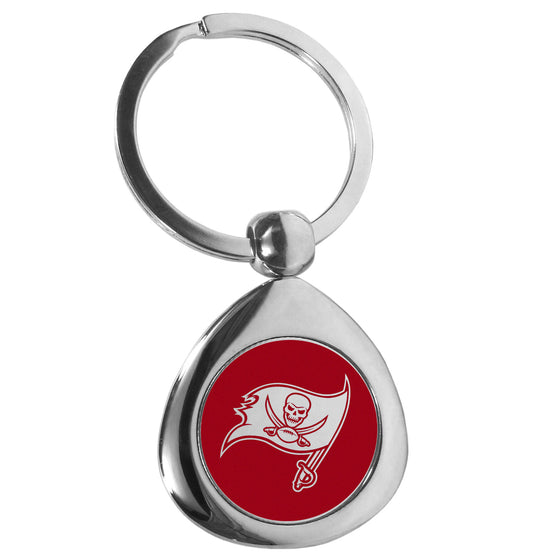 Tampa Bay Buccaneers Round Teardrop Key Chain