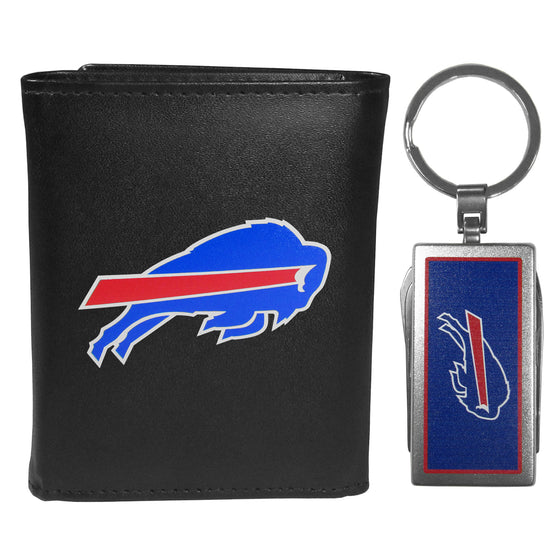 Buffalo Bills Tri-fold Wallet & Multitool Key Chain