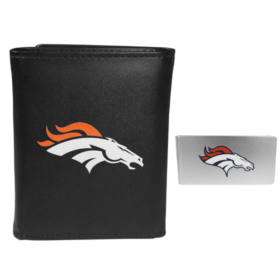 Denver Broncos Tri-fold Wallet & Money Clip