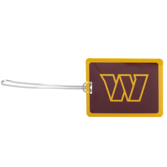 Washington Commanders Vinyl Luggage Tag