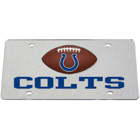 Indianapolis Colts Mirrored License Plate