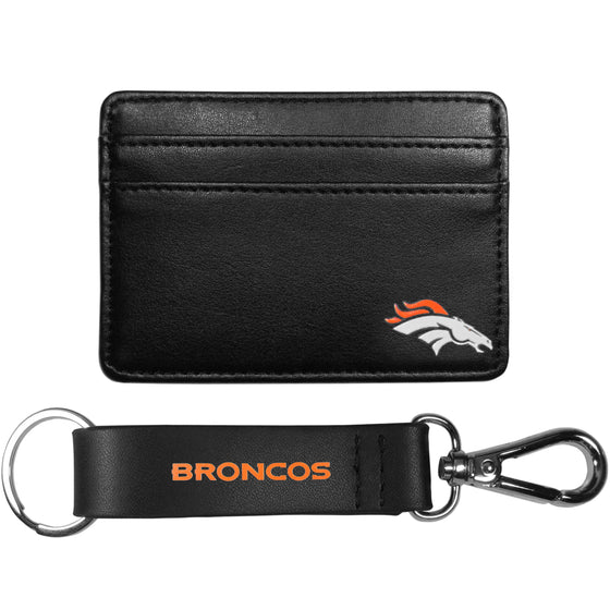 Denver Broncos Weekend Wallet & Strap Key Chain