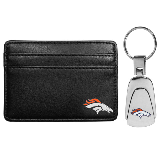 Denver Broncos Weekend Wallet & Steel Key Chain