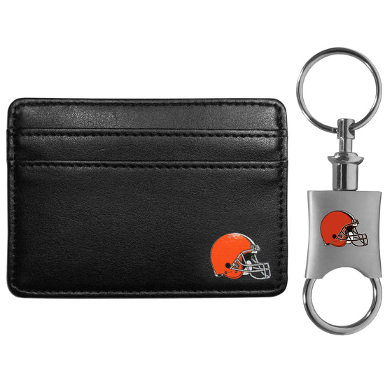 Cleveland Browns Weekend Wallet & Valet Key Chain