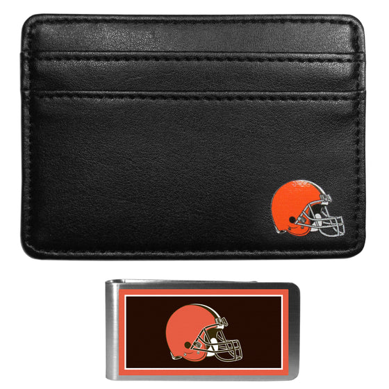 Cleveland Browns Weekend Wallet & Color Money Clip