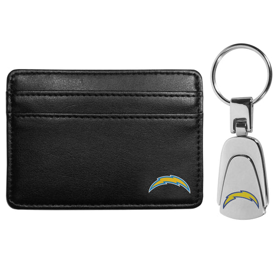 Los Angeles Chargers Weekend Wallet & Steel Key Chain